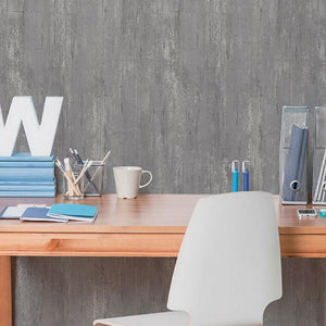 Concrete-Plain-Graphite-Wallpaper-by-WALL-ID-from-Grandeco-A22304