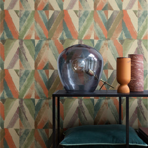 Kalahari-Geo-Textile-Beige-Green-Wallpaper-from-Rasch-704068