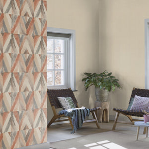 Kalahari-Geo-Textile-Beige-Orange-Wallpaper-from-Rasch-704020