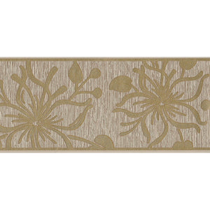 Only Border Glitter Bloom Gold Self Adhesive Border by AS Creation 3466-98