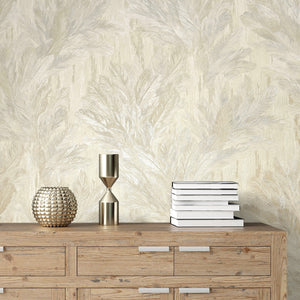 Gianni-Trailing-Feather-Cream-Wallpaper-by-Vymura-M95695