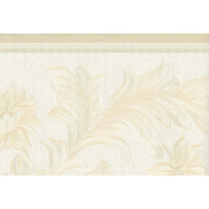 Neapolis 3 Silk Acanthus Scroll Ivory 10 Metre Border by Galerie 00301