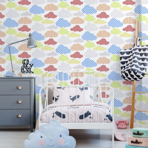 Marshmallow-Clouds-Multi-Bright-Wallpaper-by-Superfresco-Easy-100113