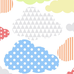 Marshmallow Clouds - Multi Bright Wallpaper by Superfresco Easy 100113