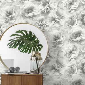 Bloom-Soft-Silver-Floral-Wallpaper-by-Debona-3052
