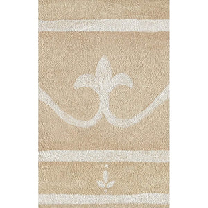 Salinas Scroll Beige / White 10 Metre Border by Ideco 63001