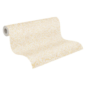 Terra-Willow-Leaf-Trail-Yellow-Wallpaper-by-AS-Creation-38920-4
