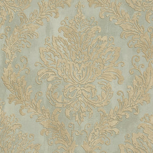 History-of-Art-Damask-Green-Gold-Wallpaper-by-AS-Creation-79049-2
