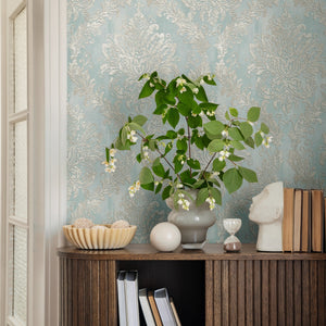 History-of-Art-Damask-Blue-Silver-Wallpaper-by-AS-Creation-79049-3