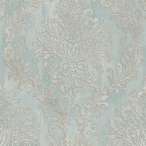 History-of-Art-Damask-Blue-Silver-Wallpaper-by-AS-Creation-79049-3