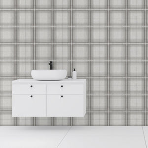 Woven-Check-Grey-White-Wallpaper-by-Arthouse-903102