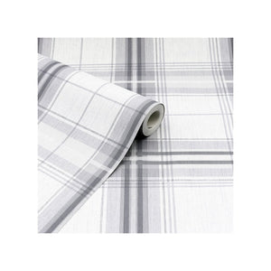 Woven-Check-Grey-White-Wallpaper-by-Arthouse-903102