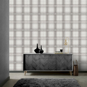 Woven-Check-Grey-White-Wallpaper-by-Arthouse-903102