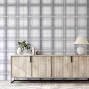 Woven-Check-Grey-White-Wallpaper-by-Arthouse-903102