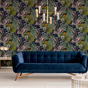 Passion-Flower-Navy-Wallpaper-by-Arthouse-921703