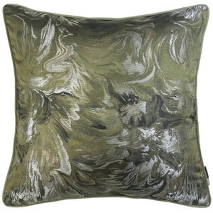 Symphony Olive 50cm Square Cushion from Malini