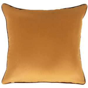 Bertie Embroidered Bee Velvet 45cm Square Cushion from Malini