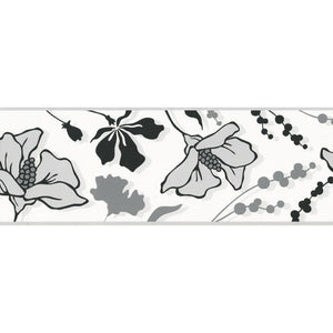Only Borders Illustrated Bloom Mono Self Adhesive Border by AS Creation 9047-20