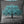 Teal Cherry Tree Large Cushion from SHH