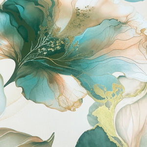 Elysian-Floral-Coral-Teal-Wallpaper-by-Muriva-212505