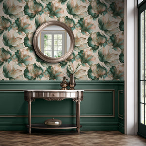 Elysian-Floral-Coral-Teal-Wallpaper-by-Muriva-212505