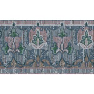 Tuscany Nouveau Trail Navy Vinyl Border by Coloroll 161127