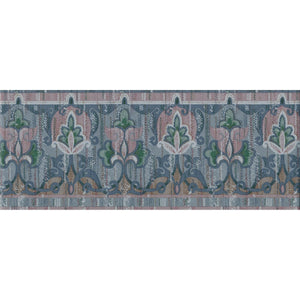 Tuscany Nouveau Trail Navy Vinyl Border by Coloroll 161127