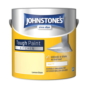 Lemon Daze Matt Emulsion - Johnstones Kitchen Matt Wall and Ceiling Paint