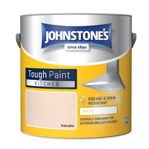 Oatcake Matt Emulsion - Johnstones Kitchen Matt Wall and Ceiling Paint