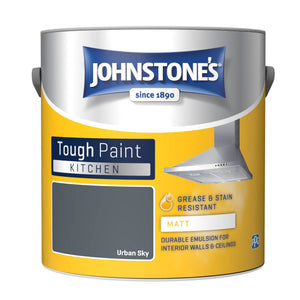 Urban Sky Matt Emulsion - Johnstones Kitchen Matt Wall and Ceiling Paint