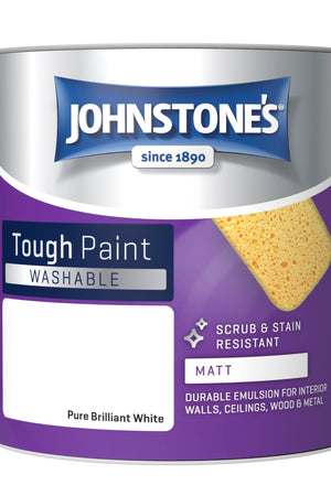 Brilliant White Matt Emulsion - Johnstones Washable Matt