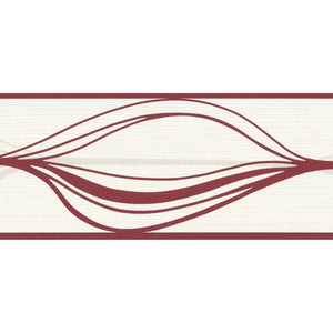 Only Borders 8 Abstract White / Red Border by AS Creation 93477-1