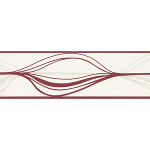 Only Borders 8 Abstract White / Red Border by AS Creation 93477-1