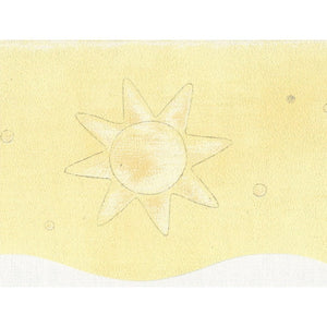 Stars & Moons Scalloped Border by Rasch 170801