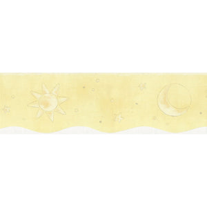Stars & Moons Scalloped Border by Rasch 170801