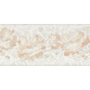 Rebecca Peach Watercolour Bloom Silk Border by Venilia 56296837