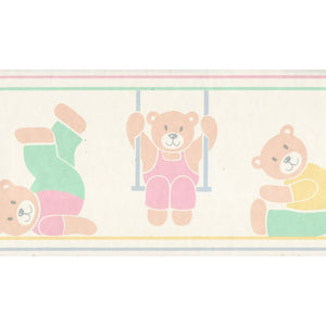 Tumbling Teds Multi 10M Border by Storeys 820601