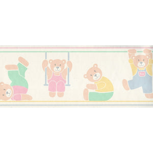 Tumbling Teds Multi 10M Border by Storeys 820601