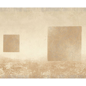 Modern Ombre Square Motif Yellow / Silver 10 Metre Border by Brandenburger 308-1
