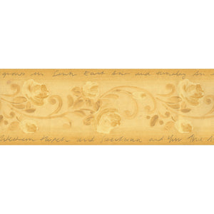 Romantic Rose Trail Yellow Border by Zen H196780