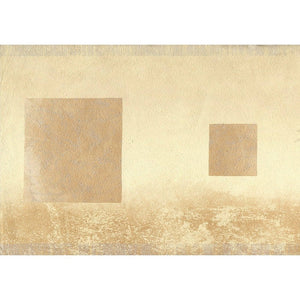 Modern Ombre Square Motif Natural / Silver 10 Metre Border by Brandenburger 308-3