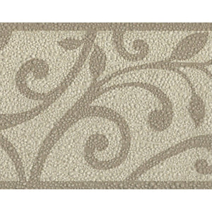 Swirl Mocha Embossed Texture Border by Holden K2 22230