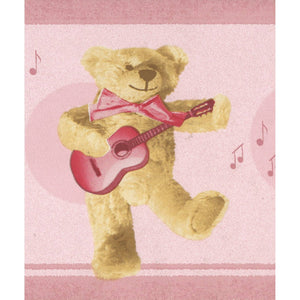 Teddy Bear Party Pink 10 Metre Border by Decor Maison 1215