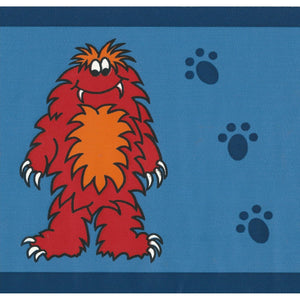 Kids Monsters Navy / Multi Wallpaper Border