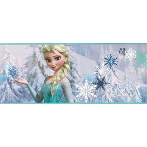 Frozen Snow Queen Self Adhesive Border by Graham & Brown 90-066