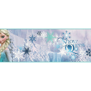 Frozen Snow Queen Self Adhesive Border by Graham & Brown 90-066