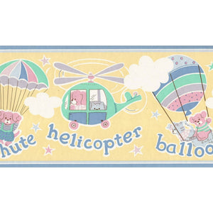 Landing Yellow 10 Metre Border by Coloroll 209461