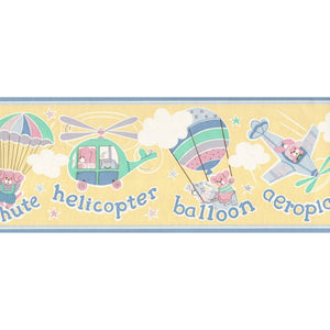 Landing Yellow 10 Metre Border by Coloroll 209461