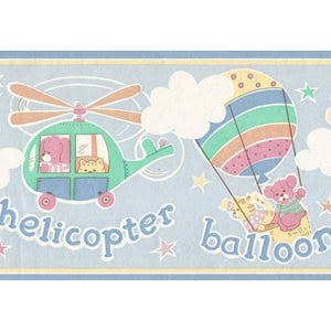 Landing Blue 10 Metre Border by Coloroll 209454
