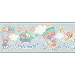 Landing Blue 10 Metre Border by Coloroll 209454